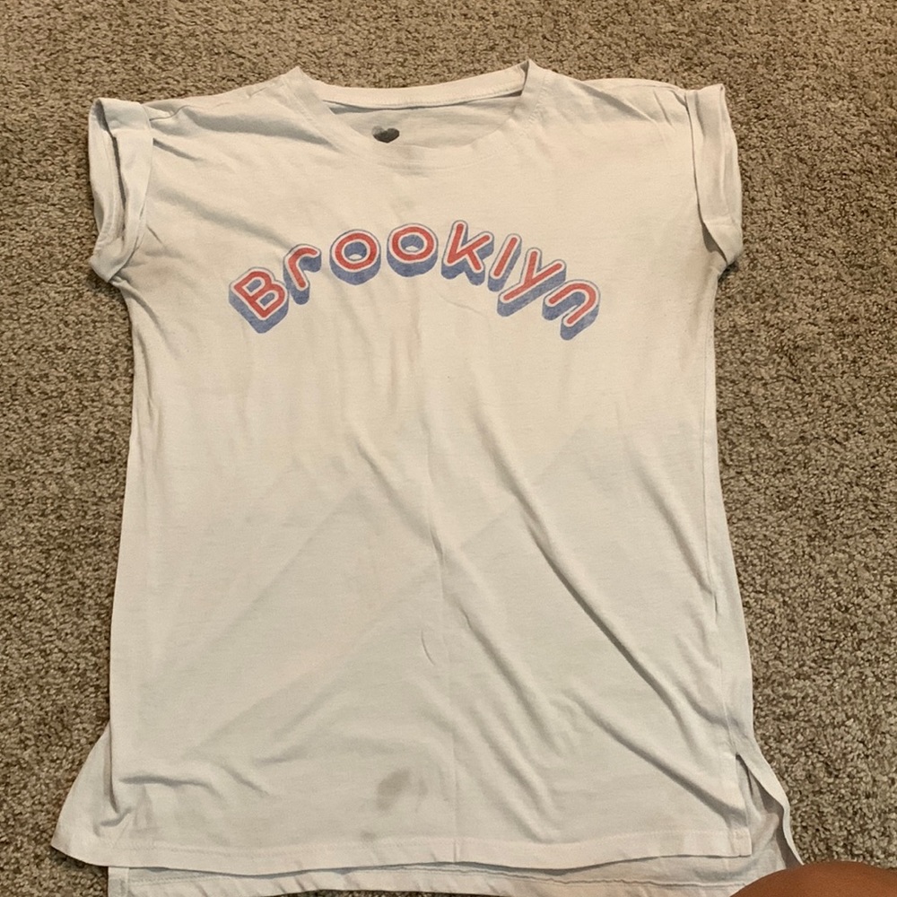 White Brooklyn Tee
